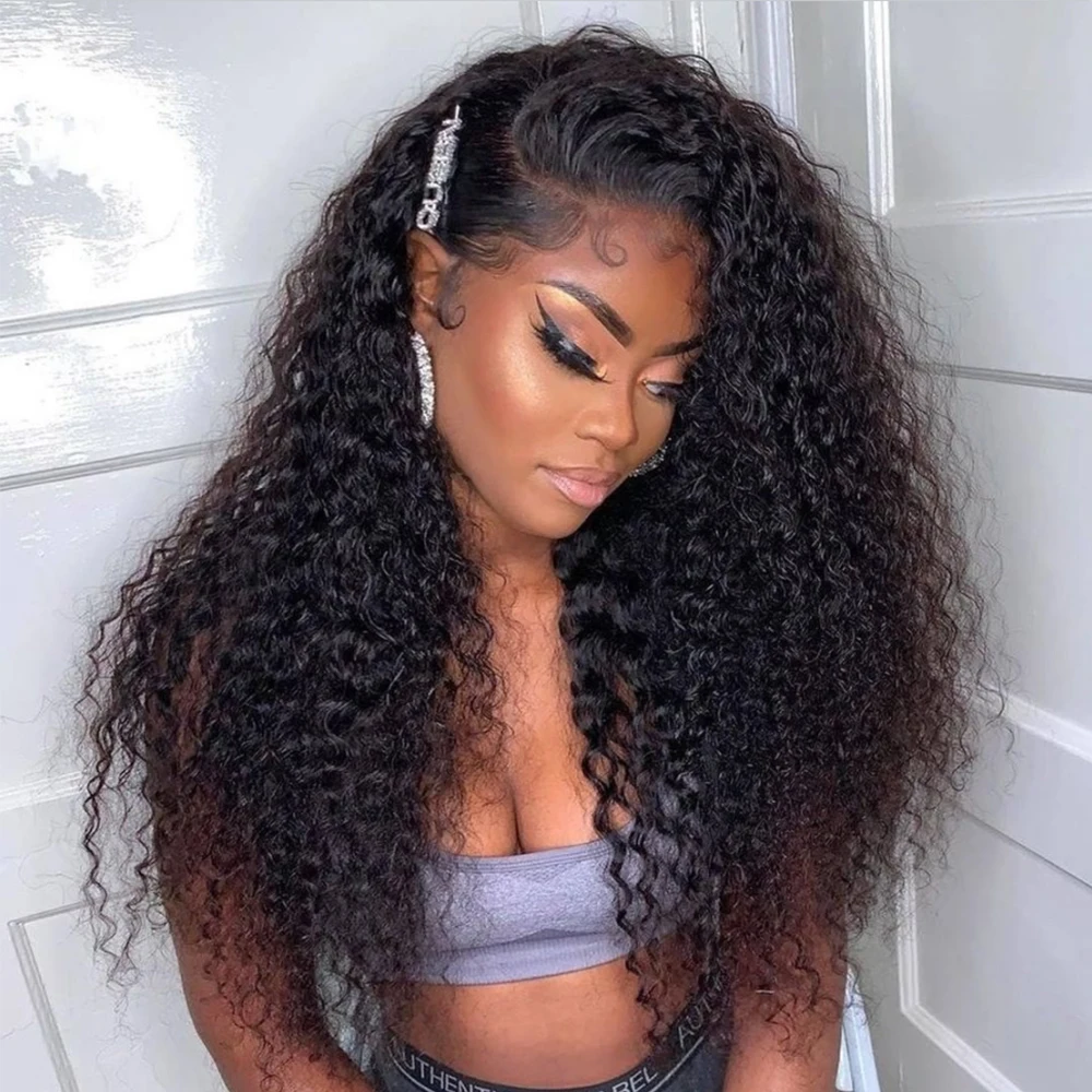 Curly Human Hair Wig 13x4 Lace Frontal Wig for Black Women 12-22 inches Pre-plucked Deep Wave Lace Frontal Human Hair Wigs
Curly Human Hair Wig 13x4 Lace Frontal Wig for Black Women 12-22 inches Pre-plucked Deep Wave Lace Frontal Human Hair Wigs