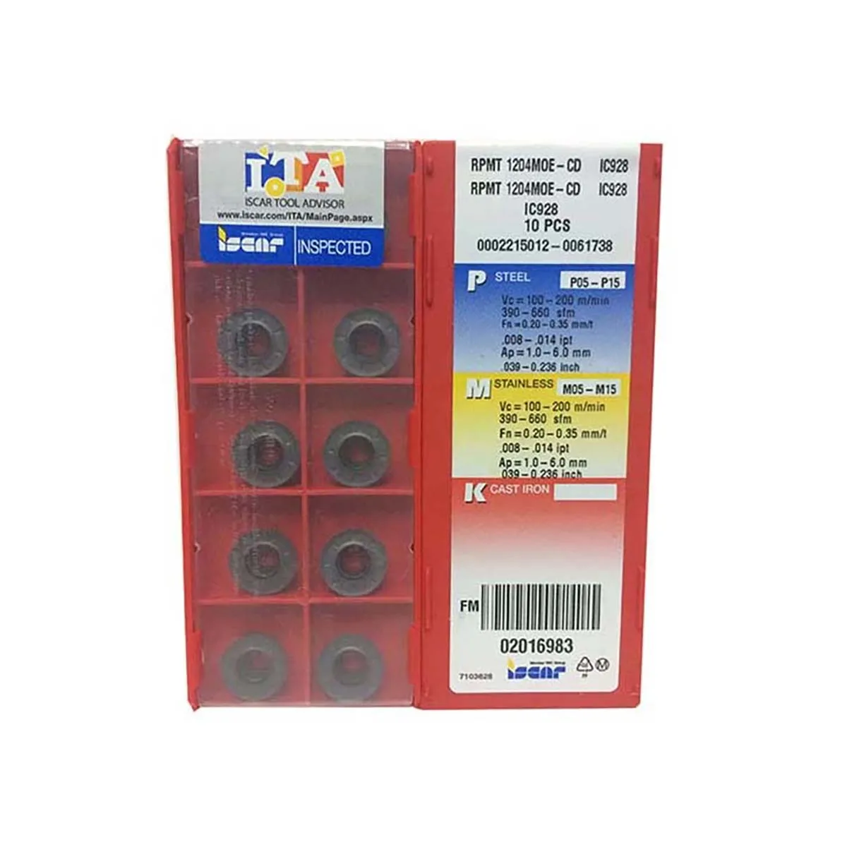 ISCAR 100% Original RPMT RPMT10 RPMT10T3MOE CD IC928 Positive Button Tool Inserts Carbide Milling And Turning Milling Cutter
ISCAR 100% Original RPMT RPMT10 RPMT10T3MOE CD IC928 Positive Button Tool Inserts Carbide Milling And Turning Milling Cutter