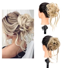 MANWEI Synthetic Wig Hair Gold Bands Fake Clip In Scrunchies Women Natural Curly
MANWEI Synthetic Wig Hair Gold Bands Fake Clip In Scrunchies Women Natural Curly