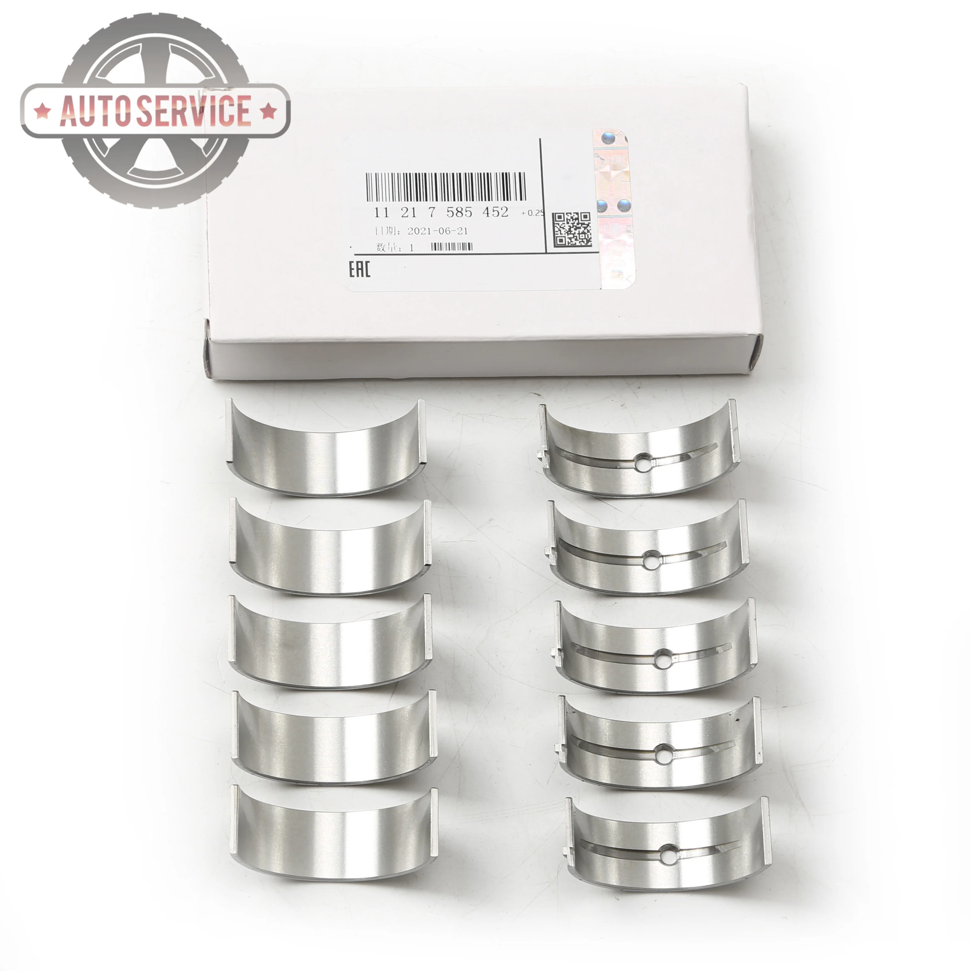 11217585458 11217585452 Engine Crankshaft Bearings Set For BMW F20 116i 120i 2015-2016 MINI R56 1.6L COOPER N12B16A ROADSTER
11217585458 11217585452 Engine Crankshaft Bearings Set For BMW F20 116i 120i 2015-2016 MINI R56 1.6L COOPER N12B16A ROADSTER
