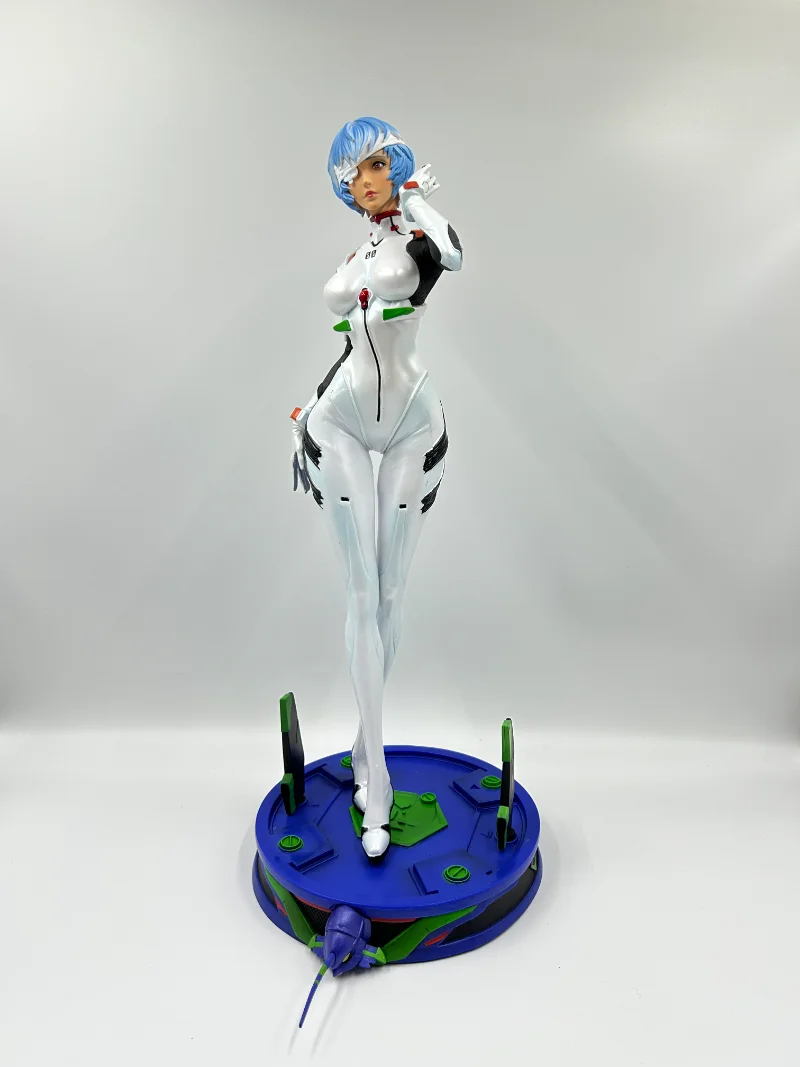 

46cm NEON GENESIS EVANGELION Figure Ayanami Rei Asuka Langley Soryu Figure Girl Kawaii Anime Action Figurine Model Doll Gift Toy