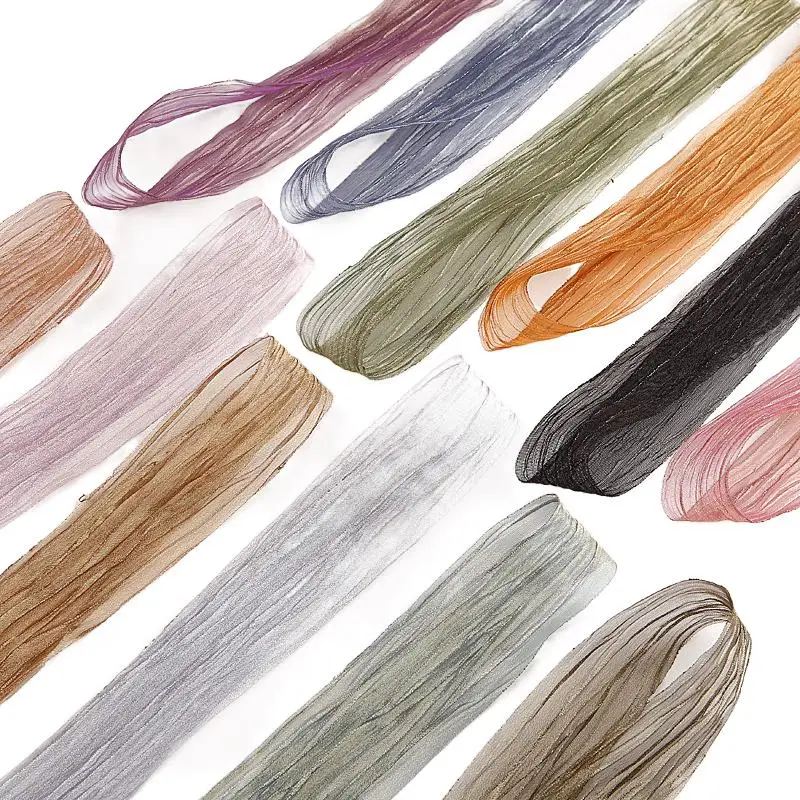 5yard/lot 16/25/38mm pleated snow yarn new ribbon hair accessory bow diy handmade material ornament on the head ribbon T-038
5yard/lot 16/25/38mm pleated snow yarn new ribbon hair accessory bow diy handmade material ornament on the head ribbon T-038