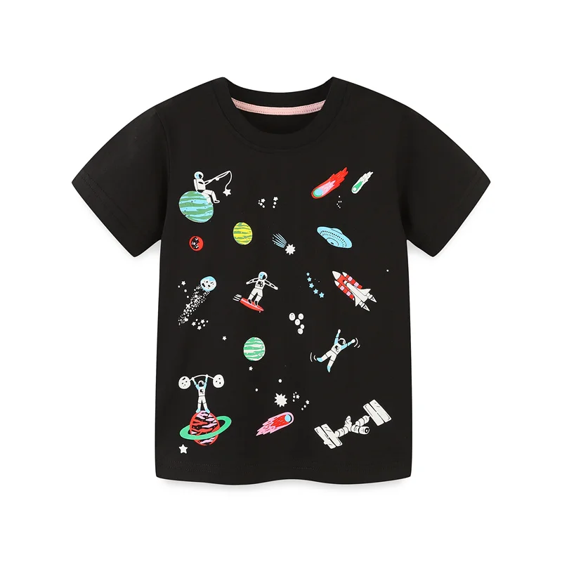Zeebread Cartoon Rockets Spaceship Girls Tees For Summer Short Sleeve Children's Clothing Print Cute Kids Shirts Tops
Zeebread Cartoon Rockets Spaceship Girls Tees For Summer Short Sleeve Children's Clothing Print Cute Kids Shirts Tops