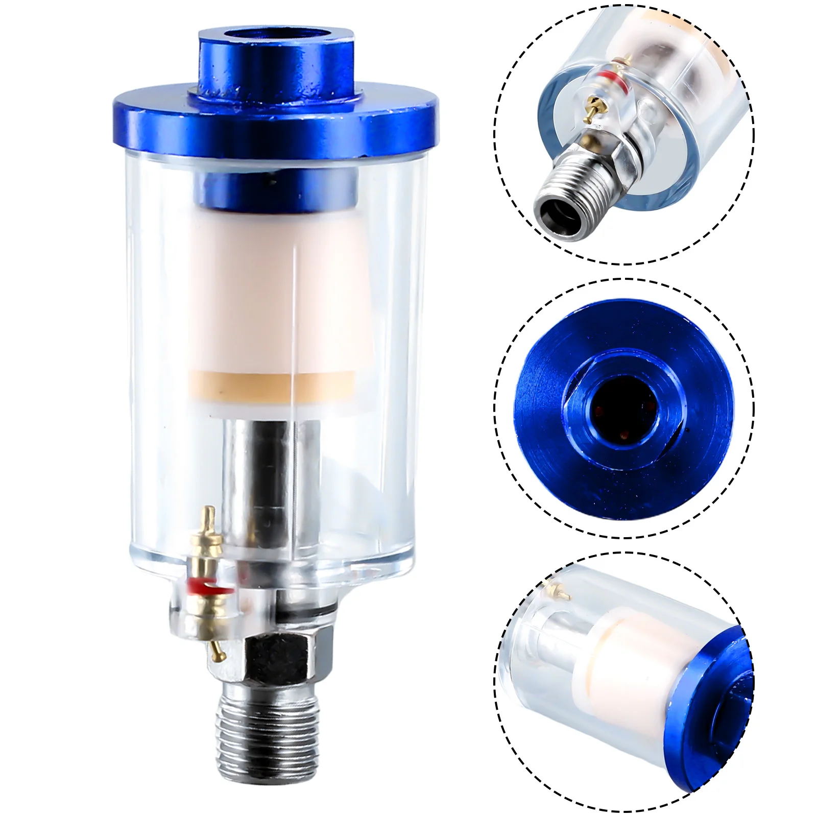 High Pressure Water Oil Separation Filter For Spray Tool Compressor Paint Pneumatic Accessory Preventing Paint Contamination
High Pressure Water Oil Separation Filter For Spray Tool Compressor Paint Pneumatic Accessory Preventing Paint Contamination