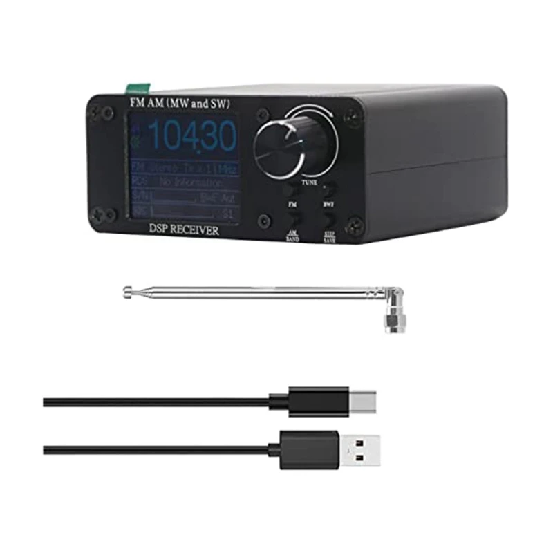 Si4732 ATS-80 портативное коротковолновое радио, FM AM Частотный радиоприемник, встроенная аккумуляторная батарея, громкий звук 
Si4732 ATS-80 портативное коротковолновое радио, FM AM Частотный радиоприемник, встроенная аккумуляторная батарея, громкий звук