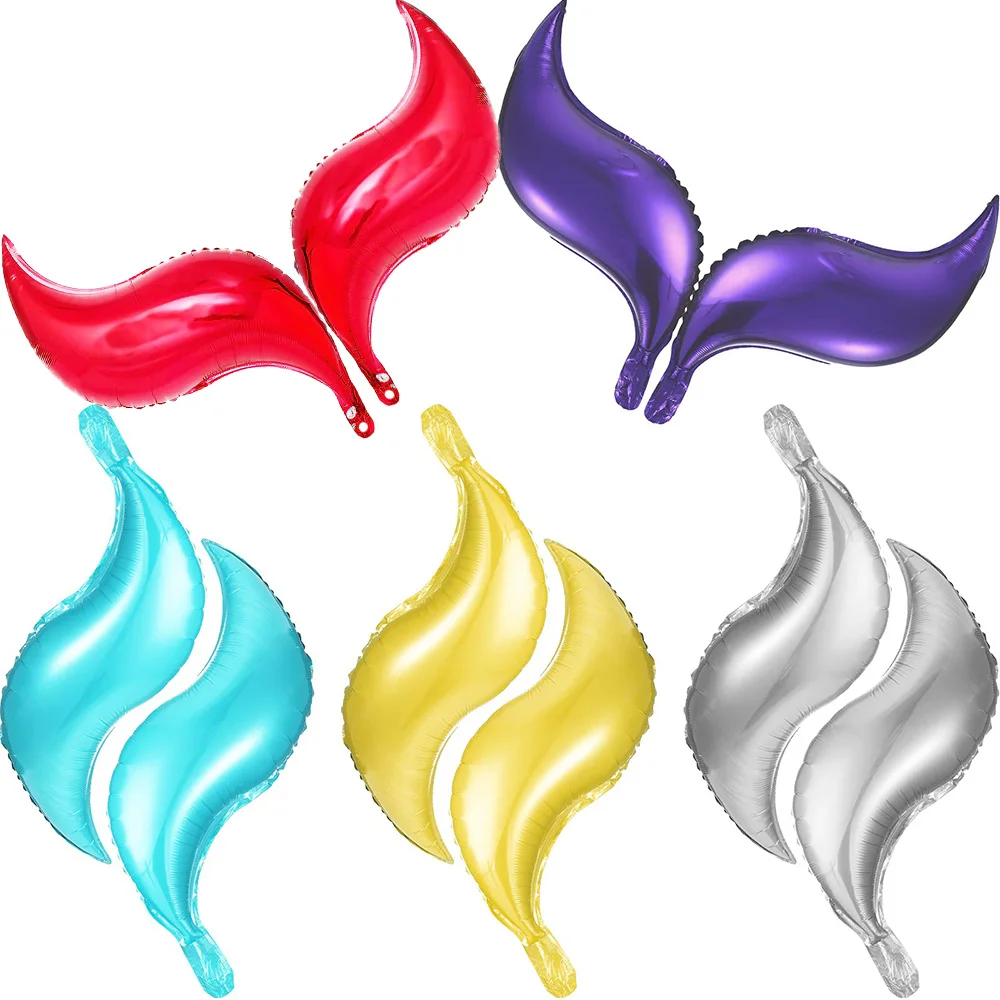 18 Inch S-Type Curve Foil Balloon Mermaid Party Supplies for Birthday Baby Shower Wedding, Purple, Blue, Gold, Silver
18 Inch S-Type Curve Foil Balloon Mermaid Party Supplies for Birthday Baby Shower Wedding, Purple, Blue, Gold, Silver