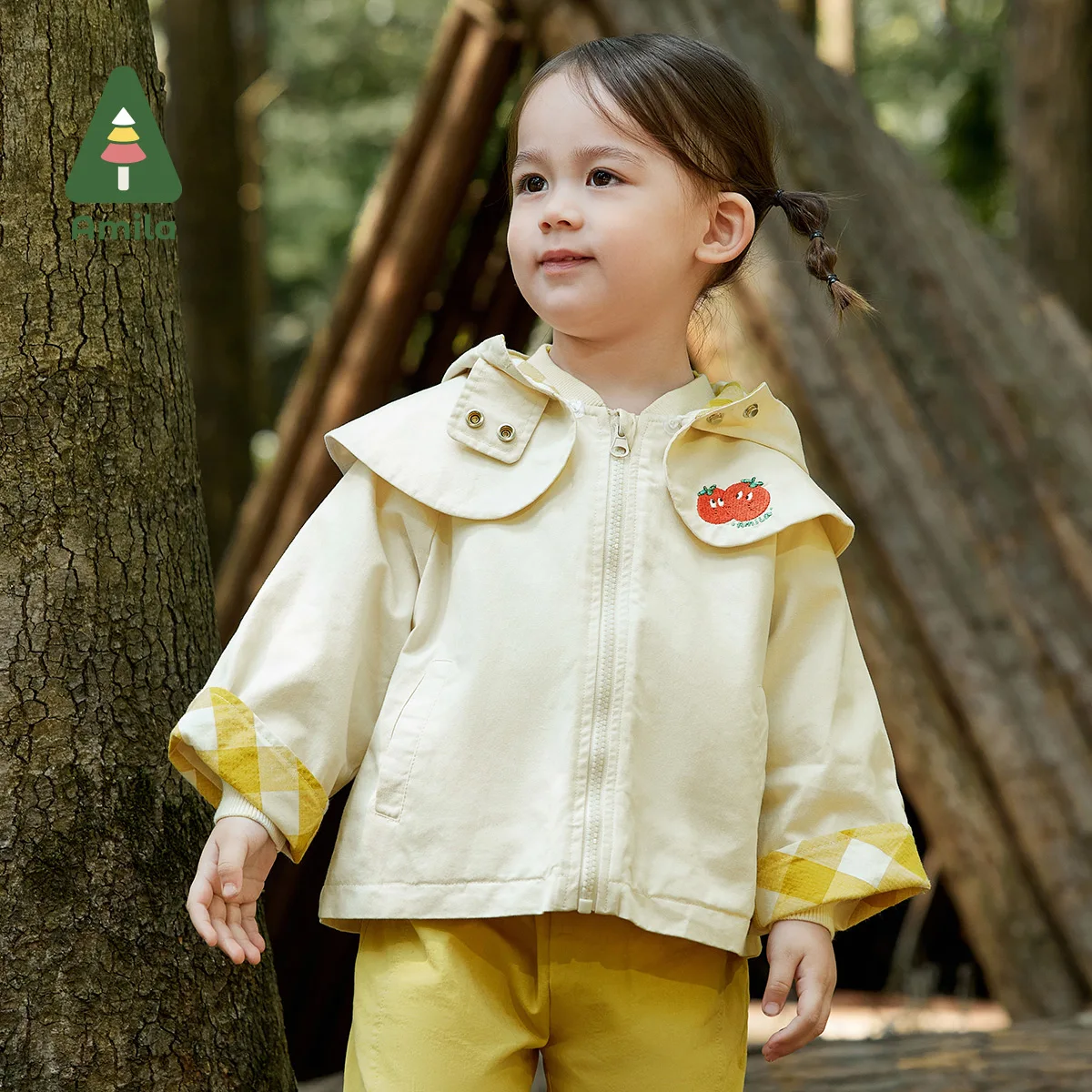 Детская куртка Amila, Новинка осени 2023, Модный комплект из двух предметов с накидкой и съемной саржевой хлопковой тканью, милая Брендовая детская одежда для девочек
Детская куртка Amila, Новинка осени 2023, Модный комплект из двух предметов с накидкой и съемной саржевой хлопковой тканью, милая Брендовая детская одежда для девочек