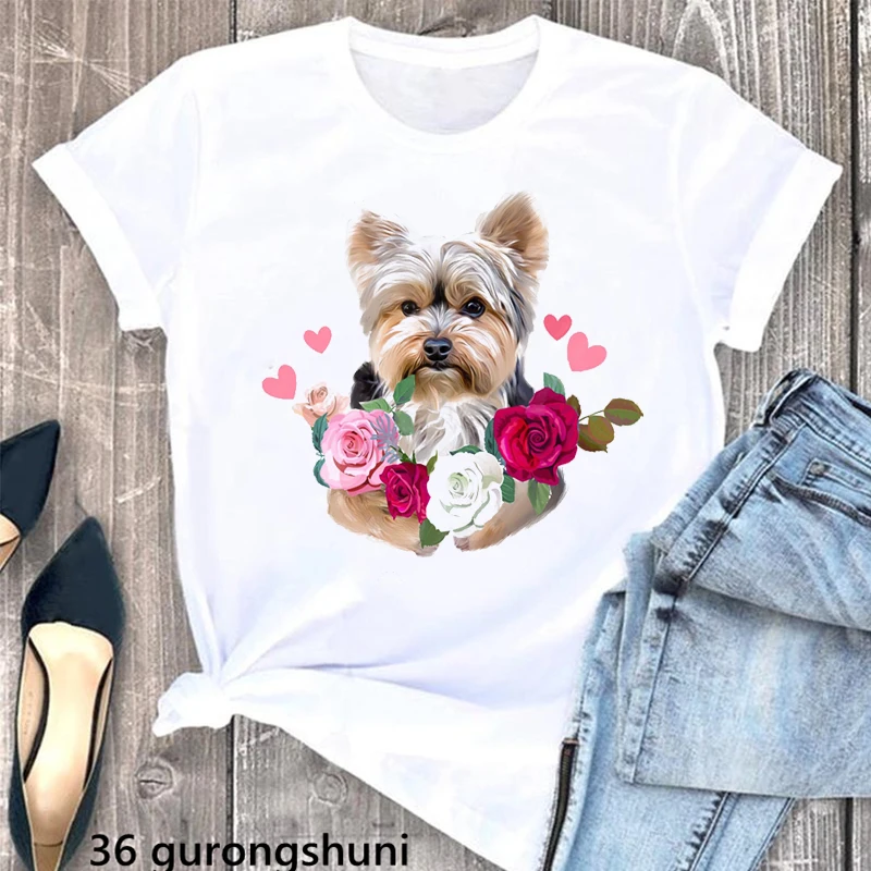 Yorkie/French Bulldog Mom Print White T Shirt Women Dog Lover Tee Shirt Femme Summer Top Female T-Shirt Camisetas Mujer Tshirts
Yorkie/French Bulldog Mom Print White T Shirt Women Dog Lover Tee Shirt Femme Summer Top Female T-Shirt Camisetas Mujer Tshirts