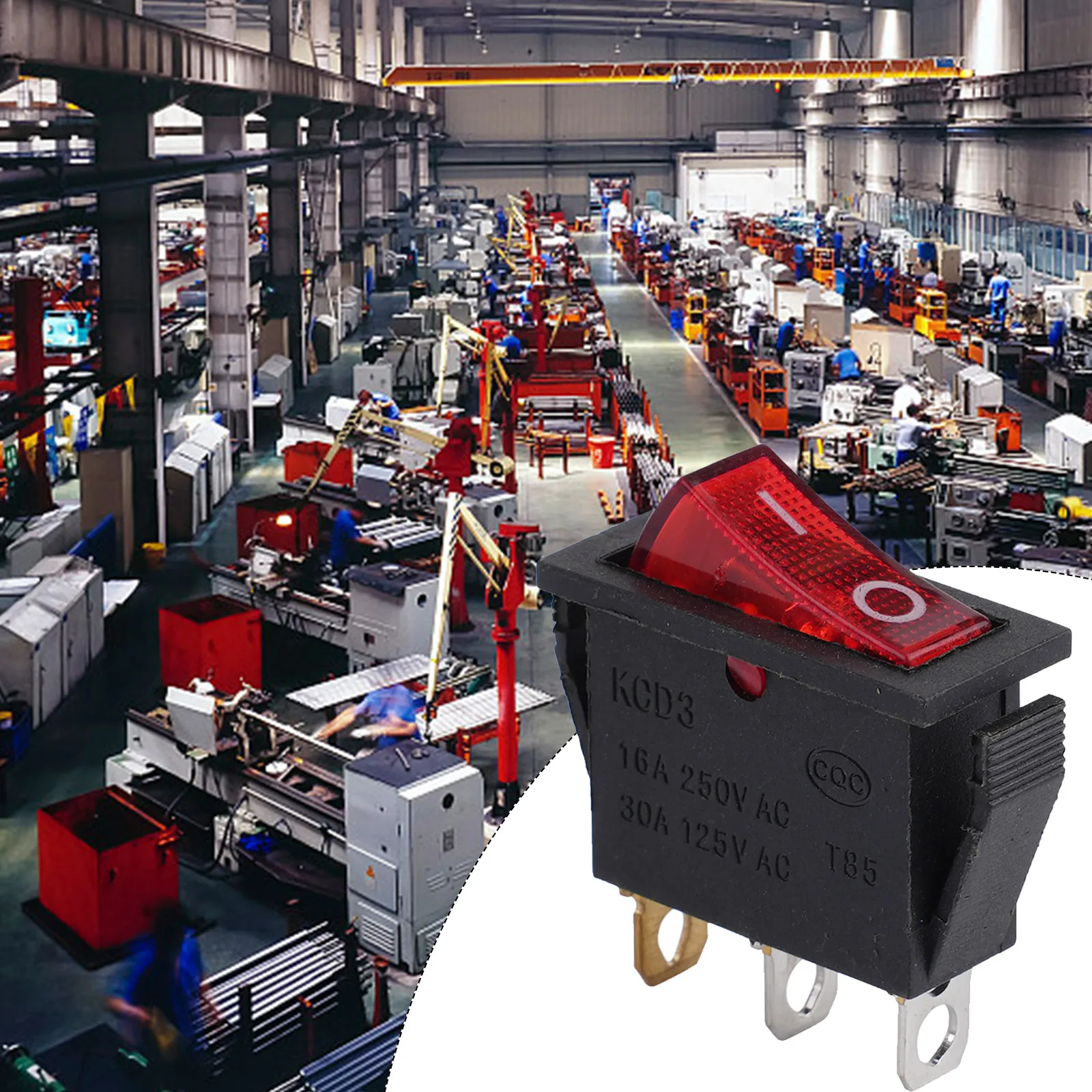 Power Switch Button Rocker Switch Rocker Switch 3 Pins AC 125V 20A AC 250V 16A Boat Cart Durable KCD3 Components
Power Switch Button Rocker Switch Rocker Switch 3 Pins AC 125V 20A AC 250V 16A Boat Cart Durable KCD3 Components