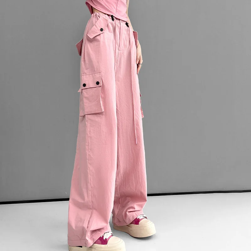 Новые корейские широкие брюки с высокой талией, женские летние облегающие повседневные свободные брюки, модные трендовые женские Костюмные прямые брюки
Новые корейские широкие брюки с высокой талией, женские летние облегающие повседневные свободные брюки, модные трендовые женские Костюмные прямые брюки