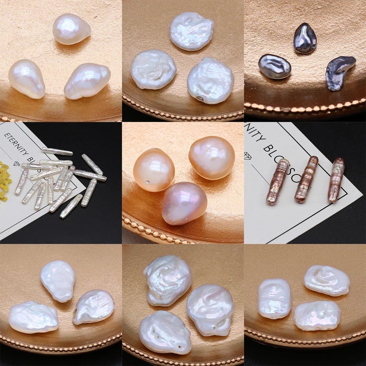 Natural Freshwater Pearl Baroque Pearl Beaded Irregular Spaced Loose Beads for Jewelry Making DIY Necklace Bracelet Accessories
Natural Freshwater Pearl Baroque Pearl Beaded Irregular Spaced Loose Beads for Jewelry Making DIY Necklace Bracelet Accessories
