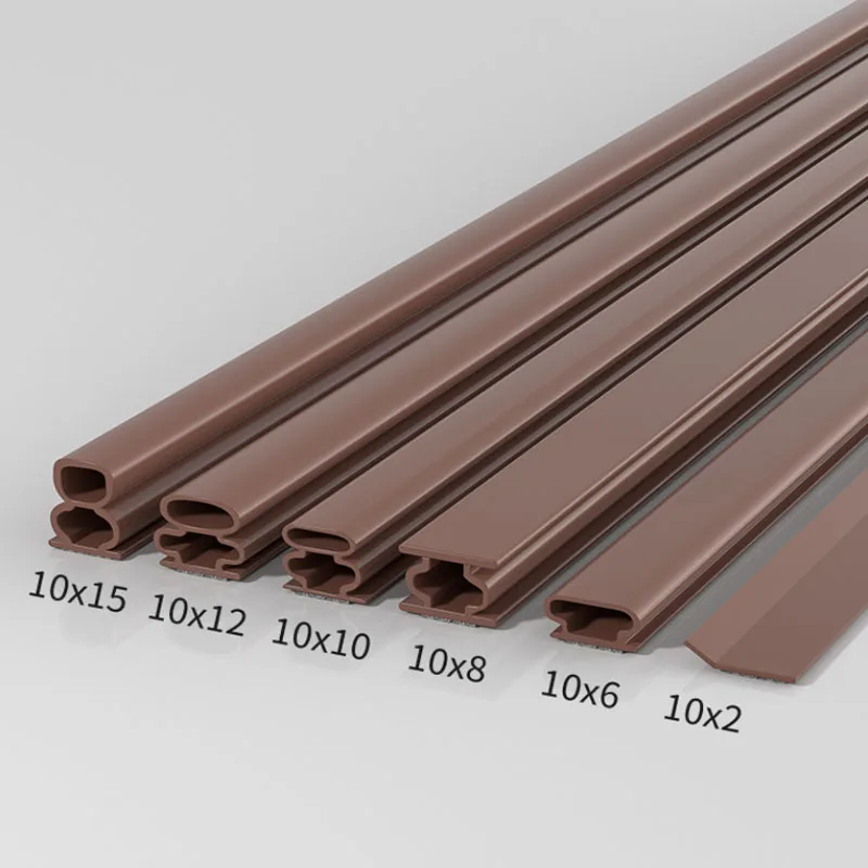 6Meter Self-adhesive Silicone Rubber Seal Strip Door Window Sound Insulating Strip Window Hardware 10x2/6/8/10/12/15mm ( Brown)
6Meter Self-adhesive Silicone Rubber Seal Strip Door Window Sound Insulating Strip Window Hardware 10x2/6/8/10/12/15mm ( Brown)