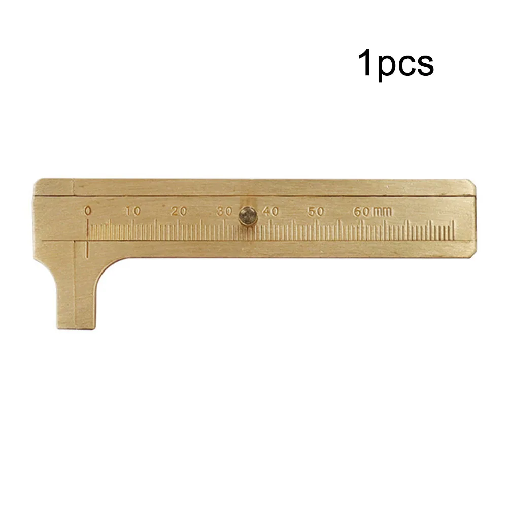 Portable Brass Caliper Single Scale/Double Scale Pure Copper Vernier 1pcs Durable Measuring Ruler Measuring Tools
Portable Brass Caliper Single Scale/Double Scale Pure Copper Vernier 1pcs Durable Measuring Ruler Measuring Tools