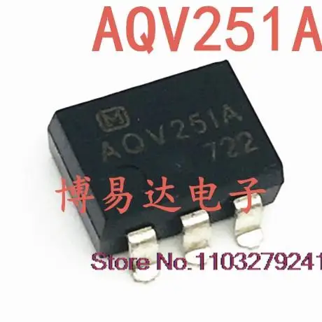 10 шт./лот AQV251 SOP-6 AQV251A новый оригинальный 
10 шт./лот AQV251 SOP-6 AQV251A новый оригинальный