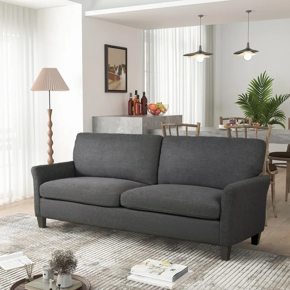 Sofa, 70.8 Inch Modern Sofa Couch, Linen Fabric Loveseat Sofas, Comfy Couch for Living Room, Dorm, Office, Apartment
Sofa, 70.8 Inch Modern Sofa Couch, Linen Fabric Loveseat Sofas, Comfy Couch for Living Room, Dorm, Office, Apartment