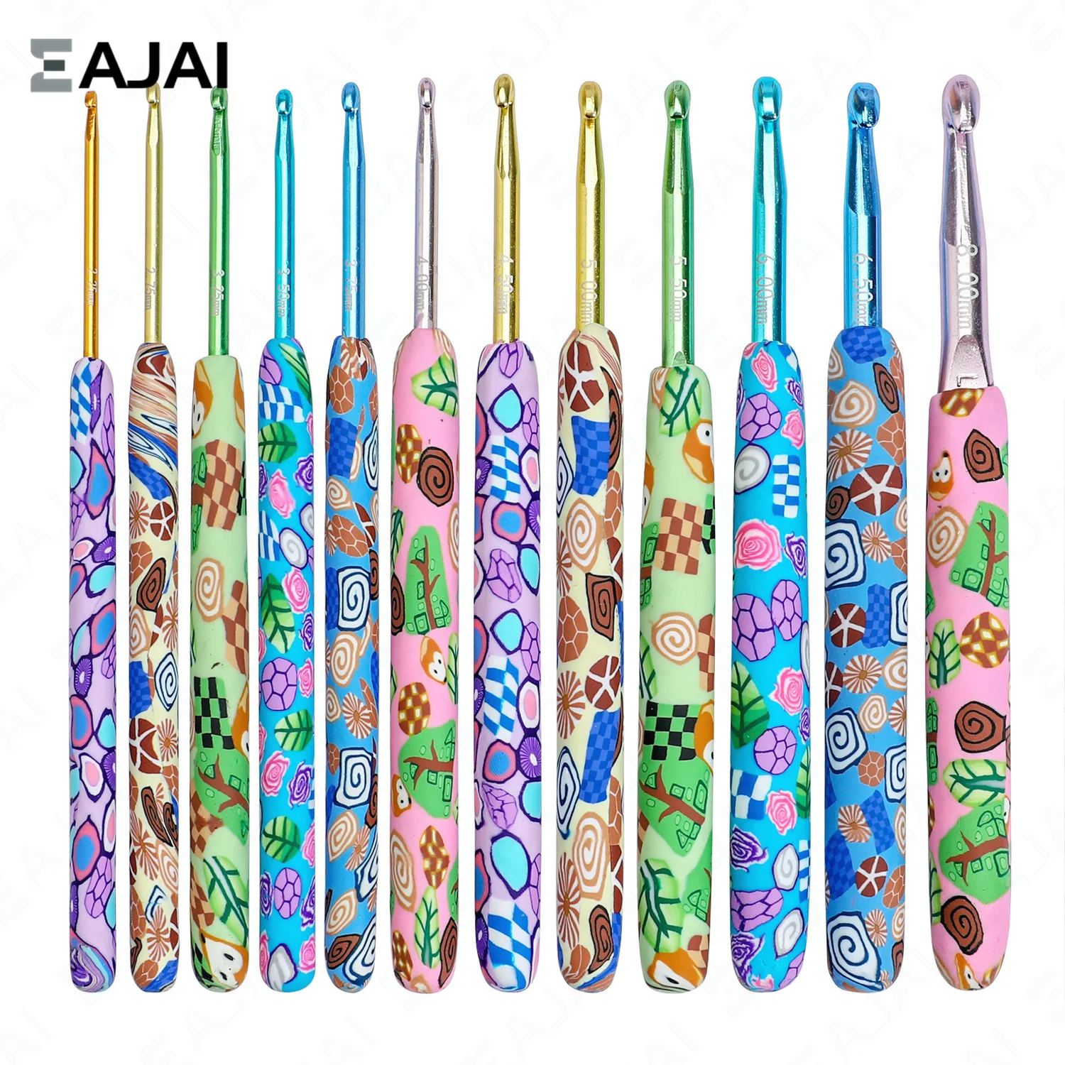 Crochet Needles Hooks Set 2.25mm 3.5mm 4.5mm 5.5mm Crochet for Knitting Braiding Weave Sewing Accessories DIY Crafts Tools
Crochet Needles Hooks Set 2.25mm 3.5mm 4.5mm 5.5mm Crochet for Knitting Braiding Weave Sewing Accessories DIY Crafts Tools