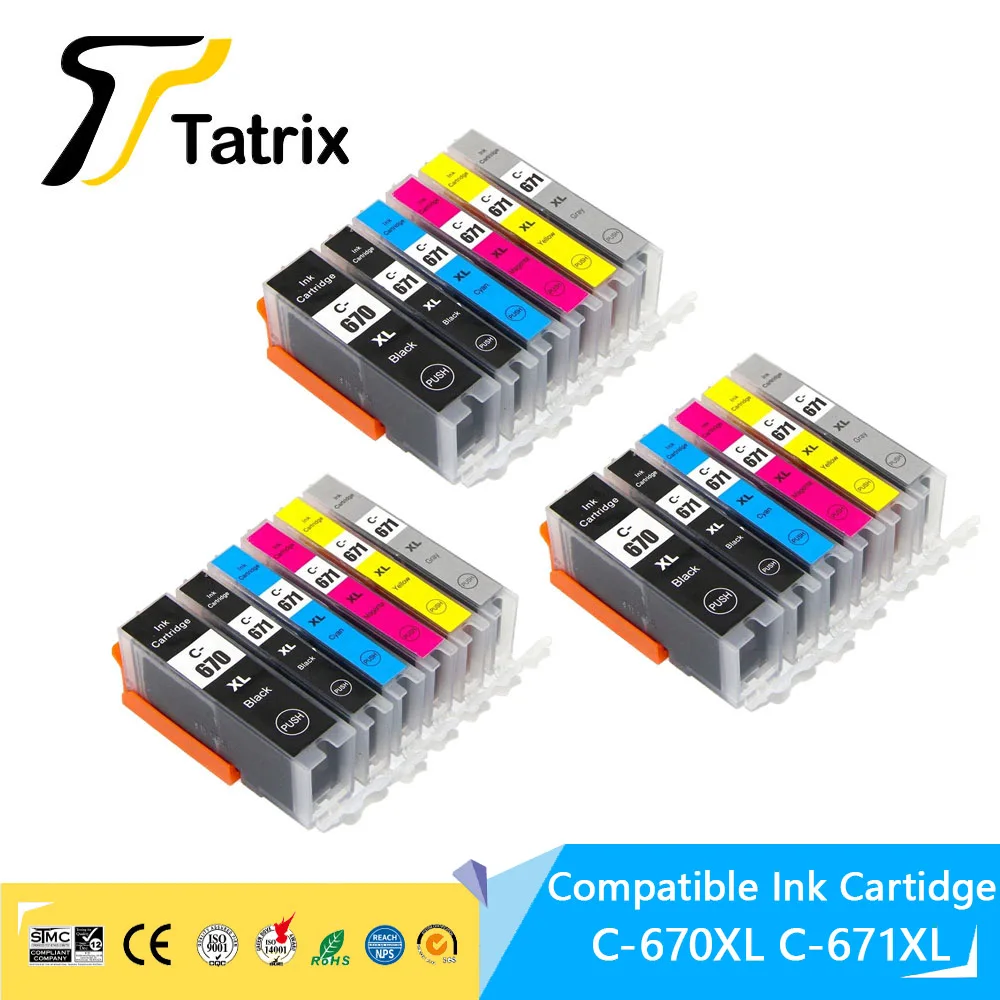 Для Canon 670 671 PGI670 PGI670XL CLI671XL чернильный картридж для Canon PIXMA MG7760 MG7765 MG7766 PIXMA TS5060 TS6060 TS8060 TS9060
Для Canon 670 671 PGI670 PGI670XL CLI671XL чернильный картридж для Canon PIXMA MG7760 MG7765 MG7766 PIXMA TS5060 TS6060 TS8060 TS9060