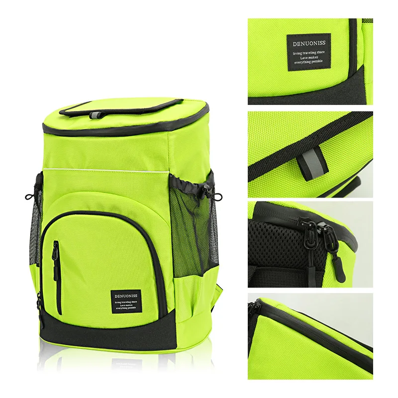 33L Refrigerator Bag Soft Large 36 Cans Insulated Cooler Backpack Thermal Isothermal Fridge Travel Beach Beer Bag Mochila Icebag
33L Refrigerator Bag Soft Large 36 Cans Insulated Cooler Backpack Thermal Isothermal Fridge Travel Beach Beer Bag Mochila Icebag
