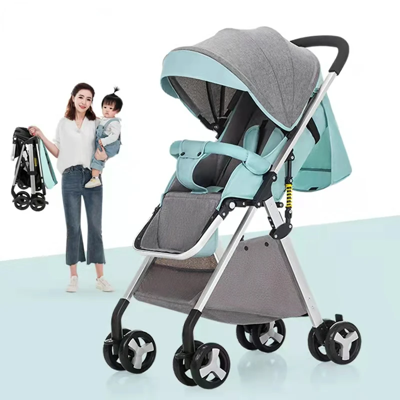 Lightweight Stroller Summer Travel Baby Stroller Portable Fold Shock Boarding Stroller High View Baby Trolley
Lightweight Stroller Summer Travel Baby Stroller Portable Fold Shock Boarding Stroller High View Baby Trolley