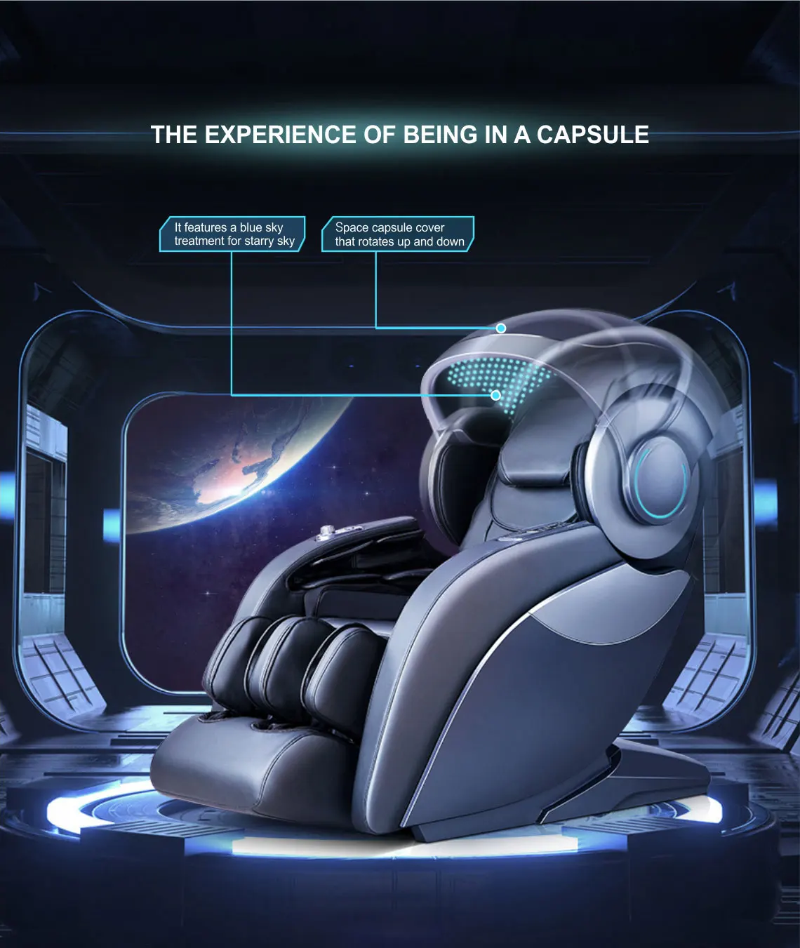 Super Deluxe 3D Zero Gravity Massage Chair