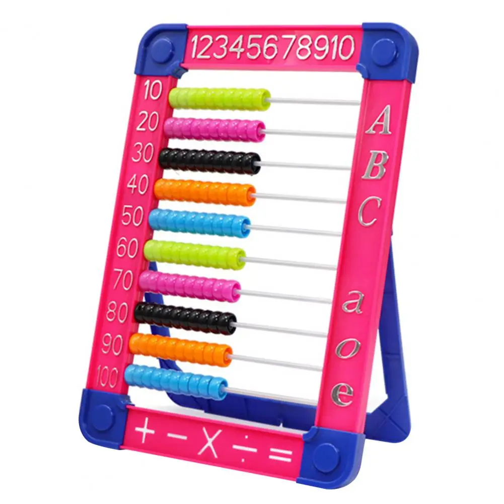 

Abacus Kindergarten Kids Colorful Neck Protection Students Math Calculation Ability Promotion Counting Frame Children Abacus