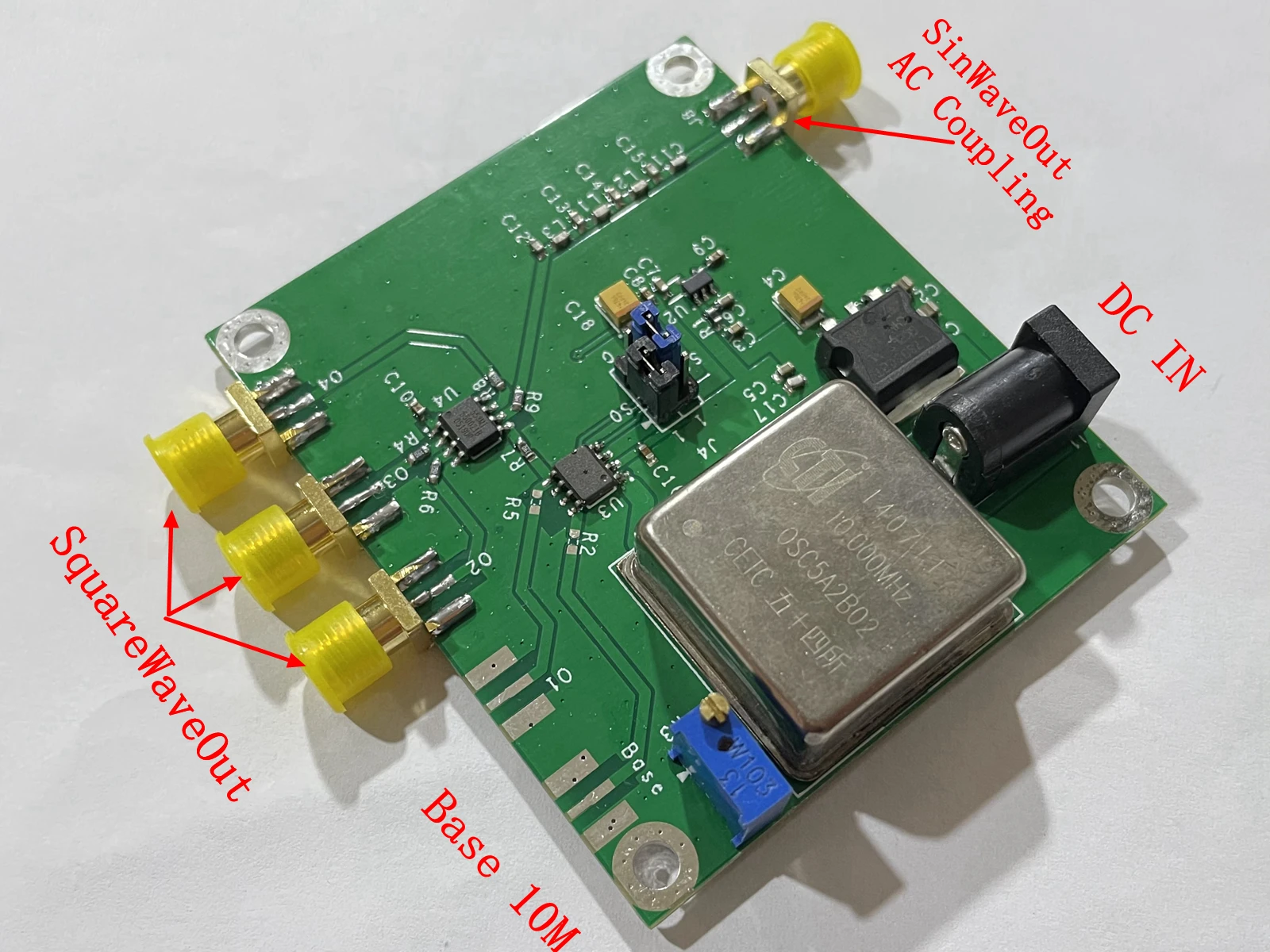 Multiple Clock Sources Can Be Configured with OCXO Clock Multi-channel Clock
Multiple Clock Sources Can Be Configured with OCXO Clock Multi-channel Clock