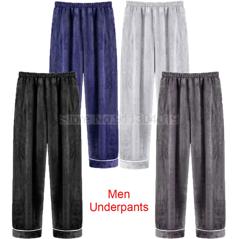 Мужская пижама из кораллового флиса, Зимняя Теплая мужская одежда для сна, осенняя новая Пижама, домашняя одежда 
Мужская пижама из кораллового флиса, Зимняя Теплая мужская одежда для сна, осенняя новая Пижама, домашняя одежда