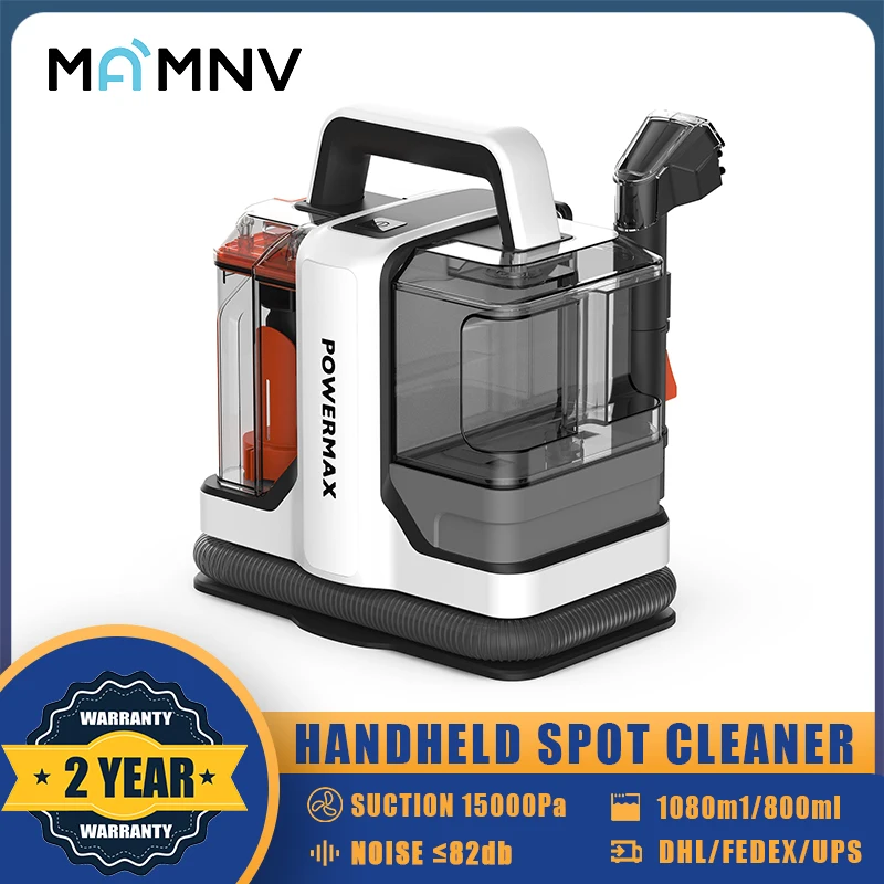 MAMNV W05 Spot Carpet Cleaner 15Kpa Handheld Corded Portable Wet Fabric Clean Machine Carpet Sofa Cleaning Pet Car Spray Suction 
MAMNV W05 Spot Carpet Cleaner 15Kpa Handheld Corded Portable Wet Fabric Clean Machine Carpet Sofa Cleaning Pet Car Spray Suction