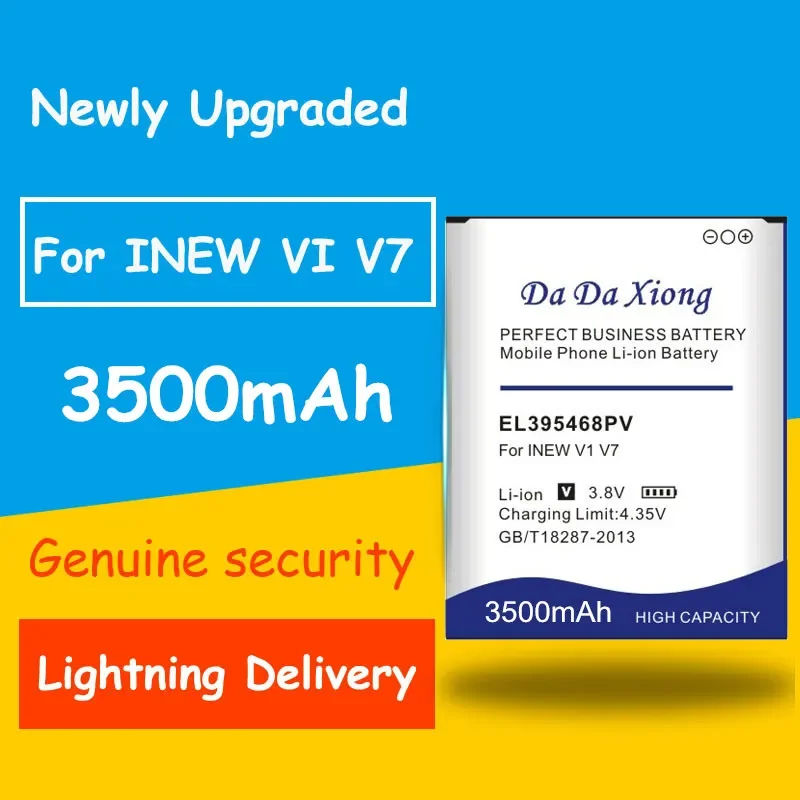 Горячая Распродажа 3500mAh EL395468PV батарея для замены Inew V1 V7 мобильный телефон
Горячая Распродажа 3500mAh EL395468PV батарея для замены Inew V1 V7 мобильный телефон