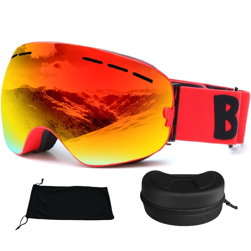 2023 Snap-on Double Layer Lens PC Skiing Anti-fog UV400 Snowboard Goggles Men Women Ski Eyewear Case
2023 Snap-on Double Layer Lens PC Skiing Anti-fog UV400 Snowboard Goggles Men Women Ski Eyewear Case