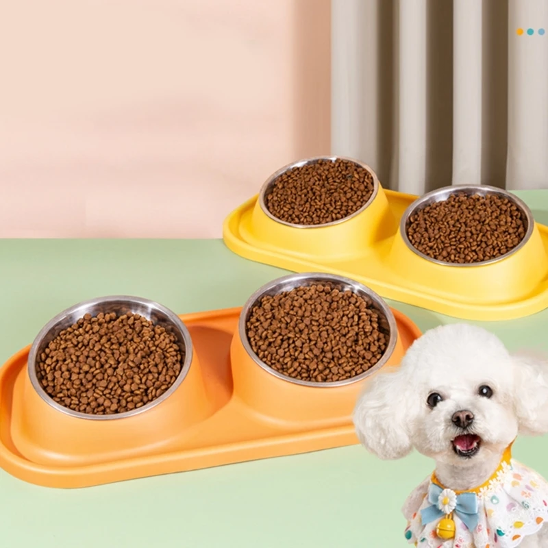 Non-slip Silicone Base Pet Dog Cat Bowls Stainless Steel Feeding Feeder Water Bowl for Feeding Kitten Indoor Food Dish
Non-slip Silicone Base Pet Dog Cat Bowls Stainless Steel Feeding Feeder Water Bowl for Feeding Kitten Indoor Food Dish