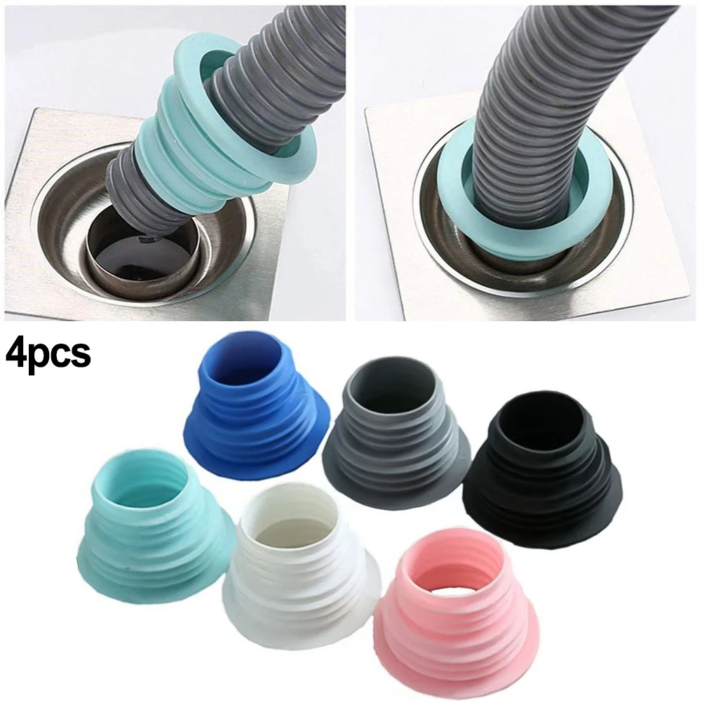 4PCS Drain Pipe Hose Silicone Plug Sewer Seal Ring Washing Machine Water Tank Sewer Pipe Joints Bathroom Accessories
4PCS Drain Pipe Hose Silicone Plug Sewer Seal Ring Washing Machine Water Tank Sewer Pipe Joints Bathroom Accessories