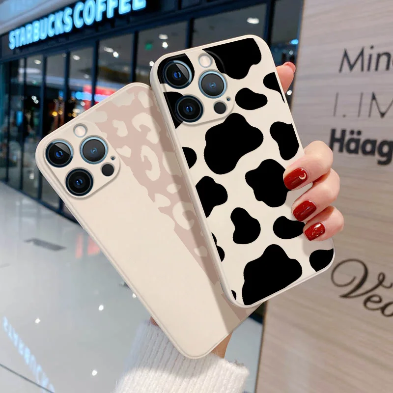 Leopard Case For iPhone 11 Cases IPhone 13 Pro Max 12 Mini 7 8 Plus XR X Xs Se 2020 Fundas Back Silicon Cover Iphone11 Coque | Мобильные