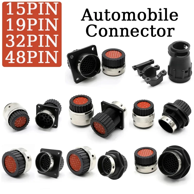 1/5/100Set ITT Neptune 192900 Aviation Connector Waterproof Automobile Connector 15P/19P/32P/48P Socket Plug Round 192900-0437
1/5/100Set ITT Neptune 192900 Aviation Connector Waterproof Automobile Connector 15P/19P/32P/48P Socket Plug Round 192900-0437