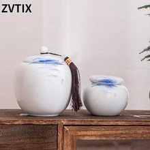 White Ceramic Retro Sealed Cans Jars For Spices Home Use Moisture Proof Food Storage Container Living Room Coffee Table Decor
White Ceramic Retro Sealed Cans Jars For Spices Home Use Moisture Proof Food Storage Container Living Room Coffee Table Decor