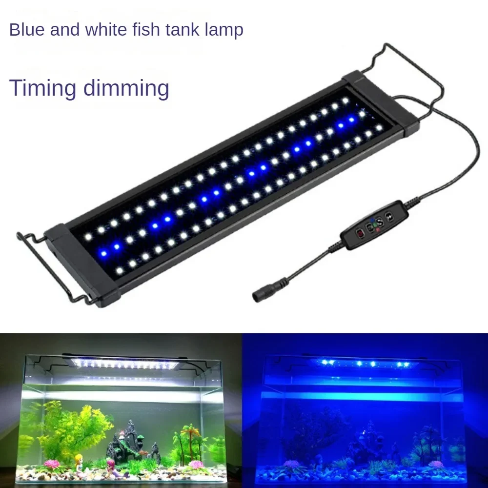 12“-48” LED Aquarium Light Fish Tank Light Fixture With Blue White Lights For Water Plants Fish Coral Reef LED ,Timing ,Dimming
12“-48” LED Aquarium Light Fish Tank Light Fixture With Blue White Lights For Water Plants Fish Coral Reef LED ,Timing ,Dimming