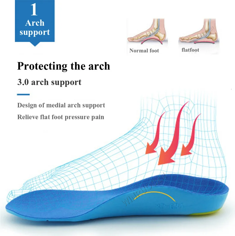 Generic Doctor Children's Insoles O/X Leg Foot Valgus Arch