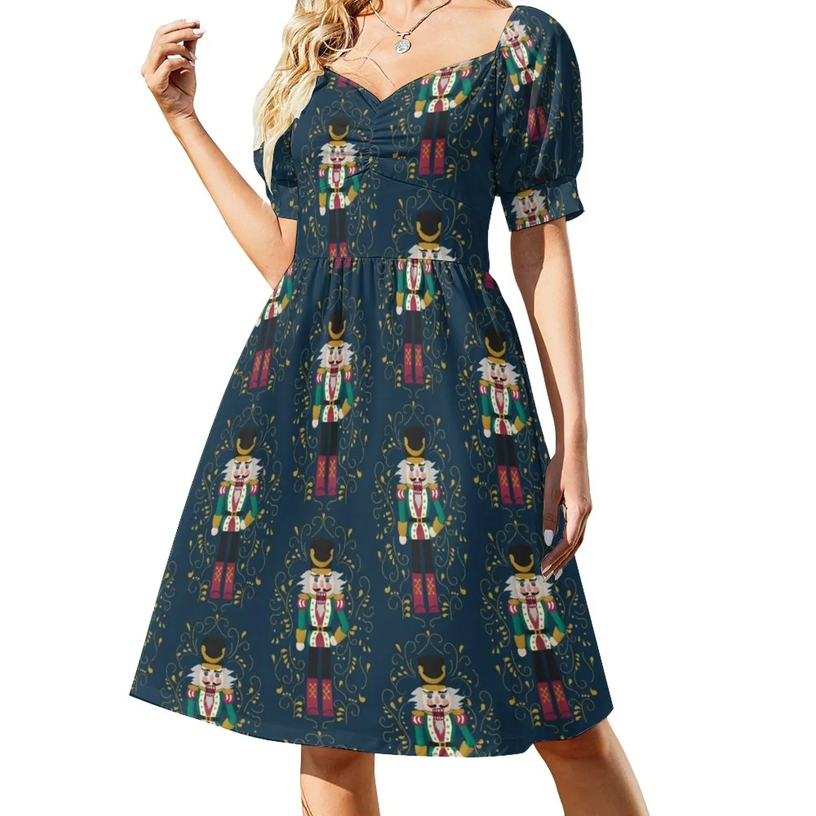 Nutcraker soldier Sleeveless Dress Clothing evening dress women summer woman dress 2024
Nutcraker soldier Sleeveless Dress Clothing evening dress women summer woman dress 2024