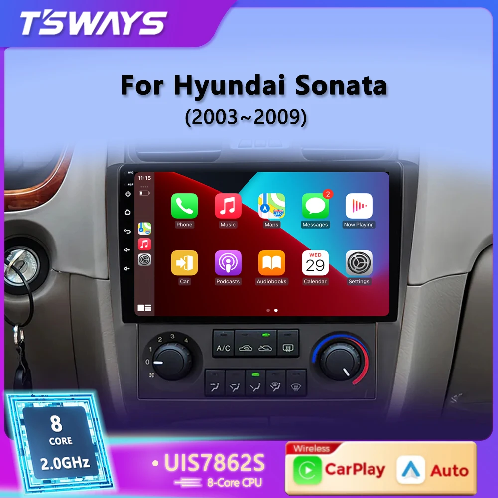 Tsways L6 Pro Android12 4G+WIFI For Hyundai Sonata 2003-2009 Car Radio Multimedia Video Player 2 din dvd Carplay GPS Autoraido
Tsways L6 Pro Android12 4G+WIFI For Hyundai Sonata 2003-2009 Car Radio Multimedia Video Player 2 din dvd Carplay GPS Autoraido