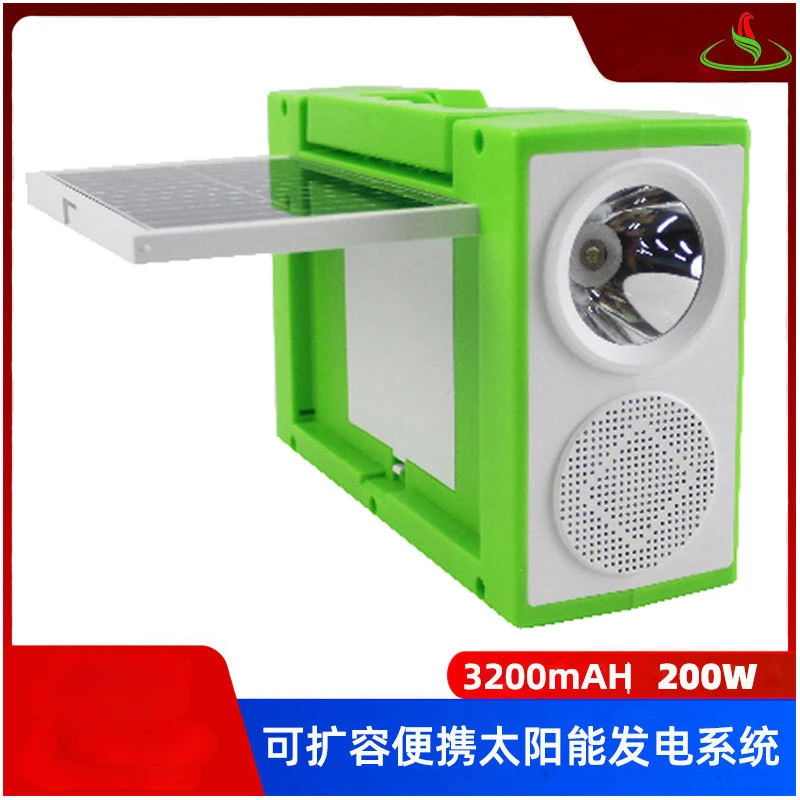 Expandable Small Solar Power Station with Music Playback Flashing Light SOS Function PD45W Fast Charging Power4 x18650 Batteries
Expandable Small Solar Power Station with Music Playback Flashing Light SOS Function PD45W Fast Charging Power4 x18650 Batteries