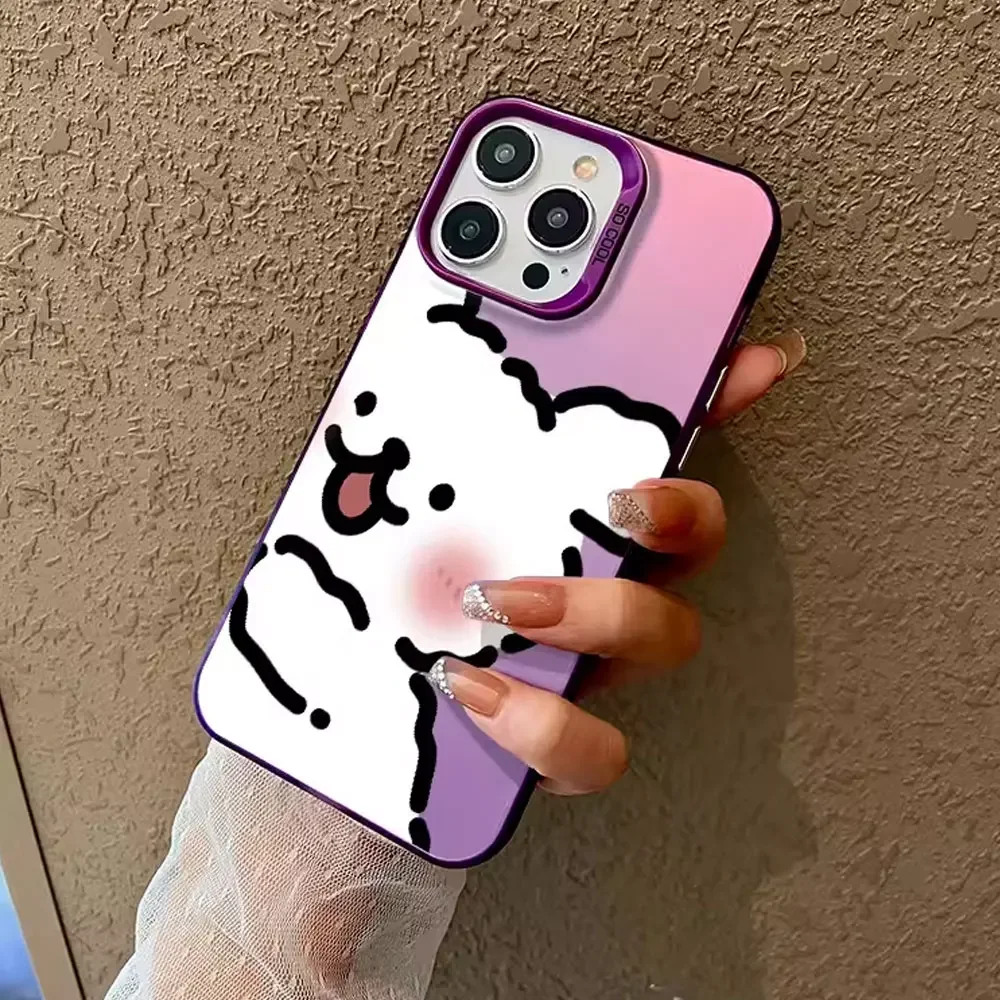 Cute Anime Dog Lovers Couple Phone Case for IPhone 11 12 13 14 15 16 Pro Max X XS MAX XR SE 7 8Plus Shockproof Bumper Hard Cover Cute Anime Dog Lovers Couple Phone Case for IPhone 11 12 13 14 15 16 Pro Max X XS MAX XR SE 7 8Plus Shockproof Bumper Hard Cover
