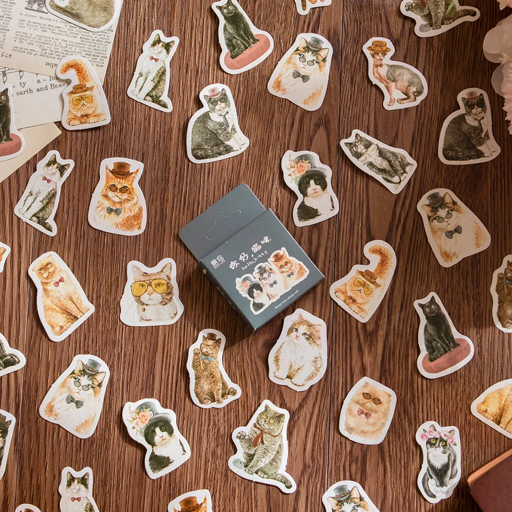 Etori Life 46 PCS Creative Retro Animals Student DIY Stationery Decoration Stickers Suitable for Photo Albums,Cups,Scrapbooks
Etori Life 46 PCS Creative Retro Animals Student DIY Stationery Decoration Stickers Suitable for Photo Albums,Cups,Scrapbooks