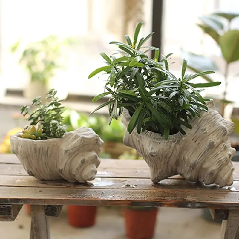 Mediterranean conch flowerpot ceramic creative balcony vase desktop ornaments succulents potted gardening garden decoration
Mediterranean conch flowerpot ceramic creative balcony vase desktop ornaments succulents potted gardening garden decoration