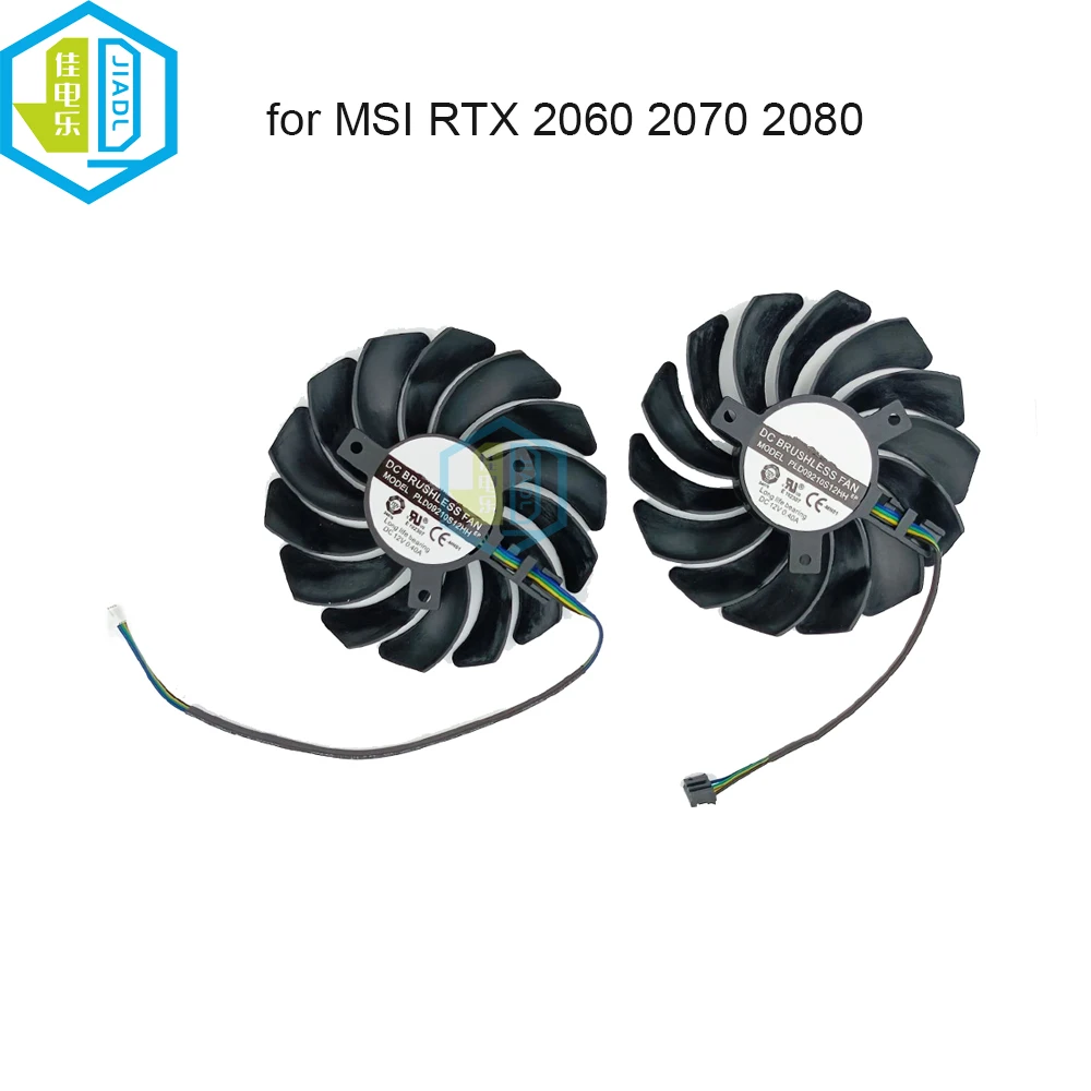 

12V 87MM Graphics Cards Fans For MSI GeForce RTX 2060 2070 2080 Super VENTUS XS OC PLD09210S12HH GPU Video Card Cooling Fan New