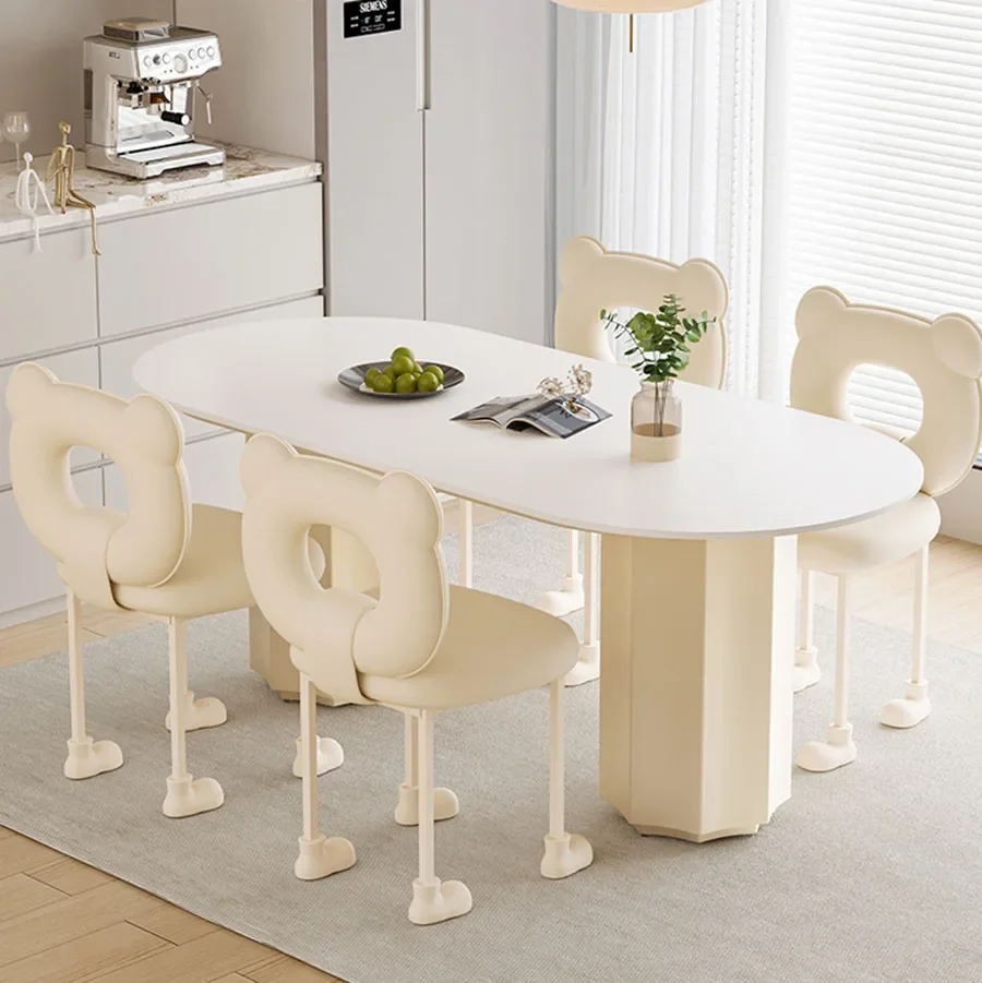 Nordic Modern Dining Table Set White Luxury Eclectic Dinning Console Tables Chairs 4 Full Mesas De Comedor Dining Furniture
Nordic Modern Dining Table Set White Luxury Eclectic Dinning Console Tables Chairs 4 Full Mesas De Comedor Dining Furniture