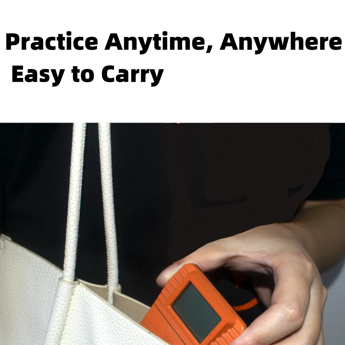 Pocket Guitar Chord Practice Tool, Portable Guitar Neck for Trainer Beginner w/a Rotatable Chords Chart Screen Pocket Guitar Chord Practice Tool, Portable Guitar Neck for Trainer Beginner w/a Rotatable Chords Chart Screen