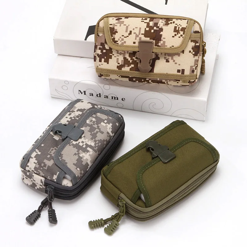 

Уличный флип-чехол, маленький карманный кошелек, тактическая поясная сумка Molle для телефона 6,5 дюйма, сумки для охоты, путешествий, кемпинга