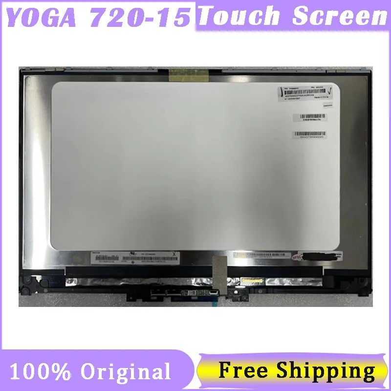 

15.6 Inch Touch Screen For Lenovo Yoga 720 15IKB 5D10N24288 5D10N24289 Display Replacement Assembly 1920*1080 3840x2160