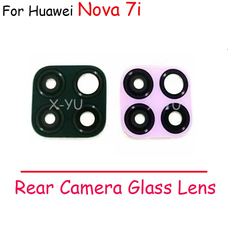 

Стеклянная крышка для объектива задней камеры Huawei Nova 7i 10 шт. с клейкой наклейкой запасные части