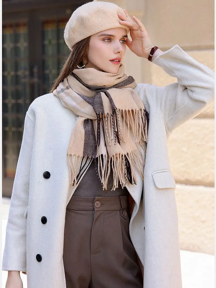 2023 New Contrast Color Plaid Scarf Women's Winter Versatility Premium Sense Warm Couple Shawl Bib Women Muslim Hijab Poncho
2023 New Contrast Color Plaid Scarf Women's Winter Versatility Premium Sense Warm Couple Shawl Bib Women Muslim Hijab Poncho
